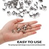 20PCSLocking Pin, Backs LockingPin,Keepers Clasp,Flat Head clamp,Needle Back Lock,Suitable for