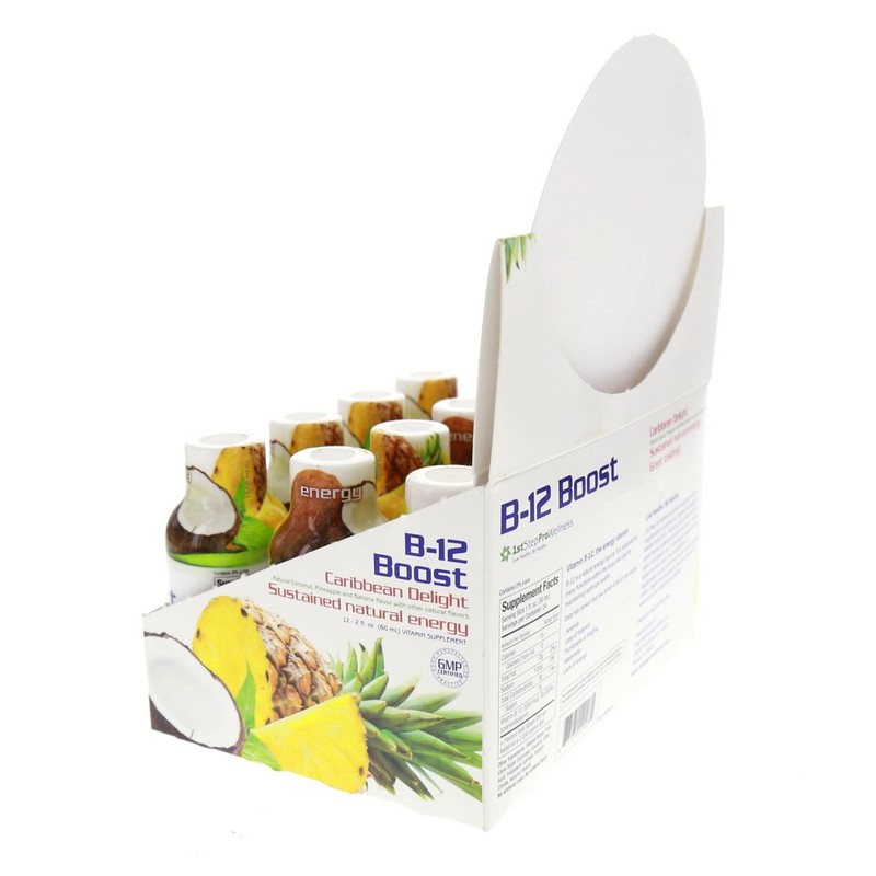 1st Step High Performance Fitness B-12 Boost, 12-2oz Bottles