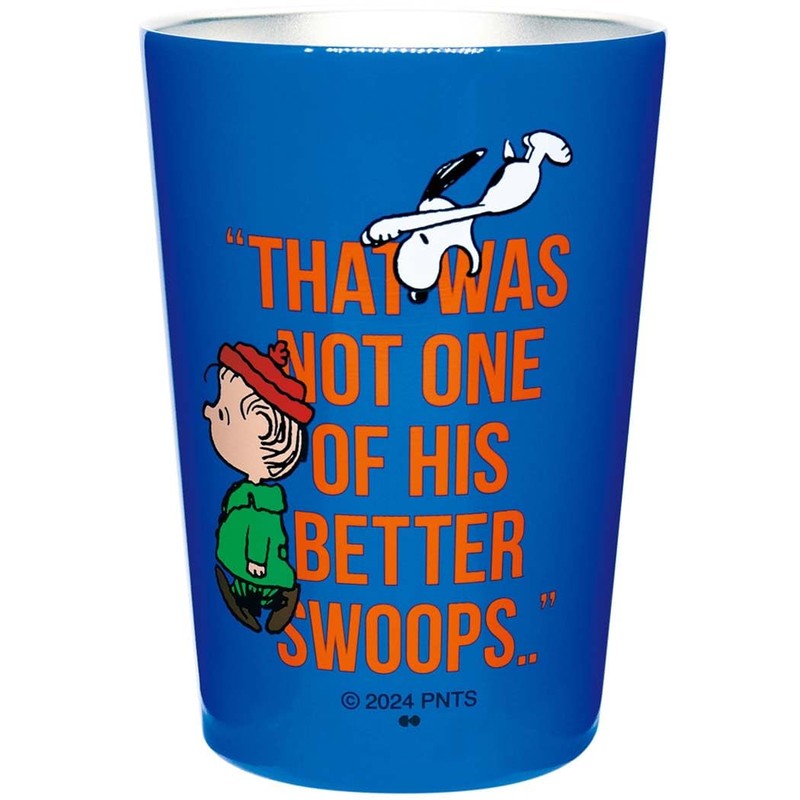 Ken Onishi PM-1803 PEANUTS Stainless Steel Tumbler, LINUS/BL Size: Approx.
