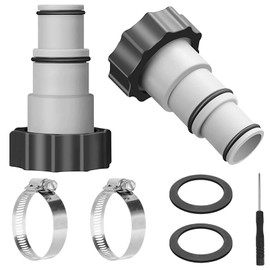 TOPJOWGA Pool Adapter A, Pack of 2 Replacement Hose Adapter, Pool Hose Adapter A 32-38 mm, Pool Hose Adapter, Connection for Pool Hose, Hose Connector Pool Accessories