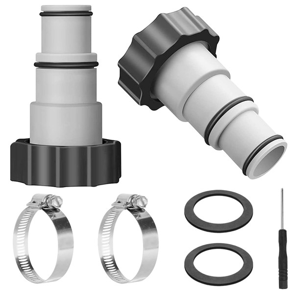 TOPJOWGA Pool Adapter A, Pack of 2 Replacement Hose Adapter,