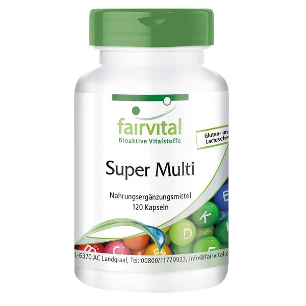 Fairvital Super Multi - High Dose - 120 Capsules -