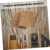 Abaodam 2pcs Thickened Black Walnut Wood Planks DIY Carving Wood