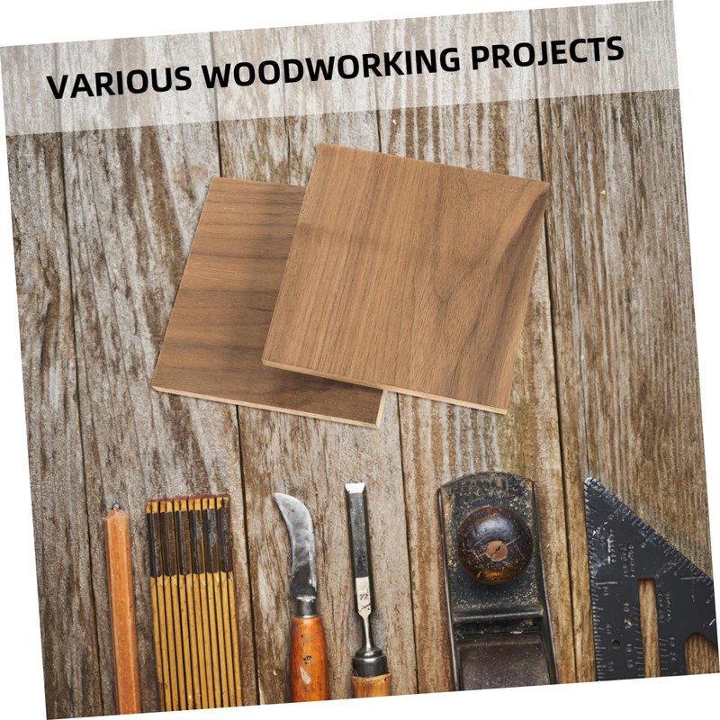 Abaodam 2pcs Thickened Black Walnut Wood Planks DIY Carving Wood