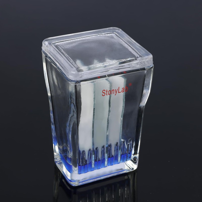 stonylab TLC Development Tank, Borosilicate Glass, TLC Display Chamber, Small