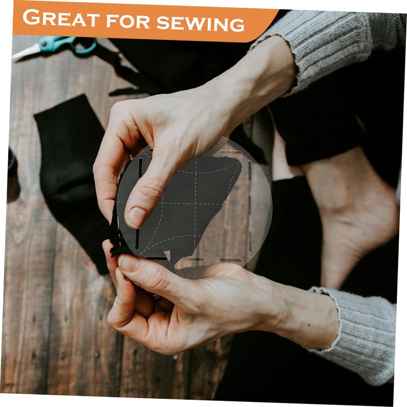 DOITOOL Acrylic Patchwork Ruler DIY Quilting Template for Sewing Measurement