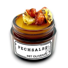 Salve Tree Resin Balm Ointment, Natural Spruce and Pine Resin, from Austria's Forests, Pure Natural Product, No Preservatives, Traditional Recipe (Olive Oil, 50 ml)