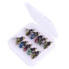 10 Pieces Trout Flies Lures, Imitation Insects Flies Baits Bionic