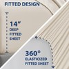 Swift Home Smart Sheets, Ultra Soft Brushed Microfiber 4-Piece Sheet
