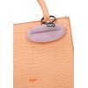 Big Boxy Collection Croco Orange Tan