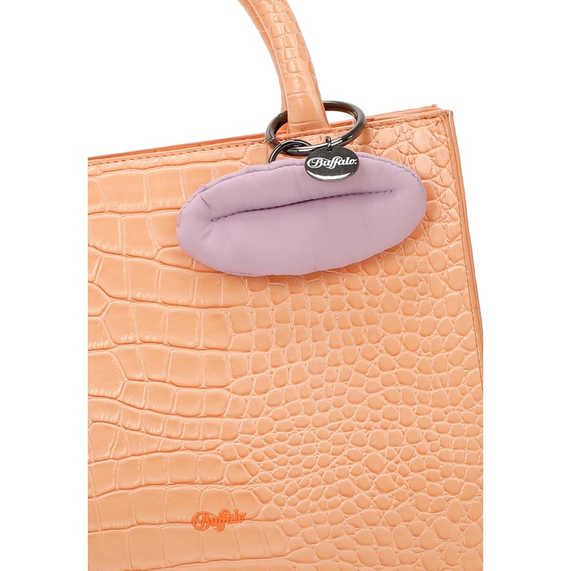 Big Boxy Collection Croco Orange Tan