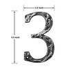 5.5 Inch House Numbers- Unique Cast Iron Metal Address/Mailbox Number