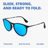 Foldies Milano Folding Sunglasses Polarized, UV400, UVA, UVB Protection for