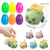 Generisch # Easter Egg Filled with Pull Back Car Animals
