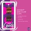 Goody Women's Colour Collection 1/4 SPH Claws, Brunette, 2 Count