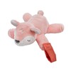 Carter's Fawn Plush Rattle with Loop Teether for Infants and