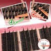 Higu clace Wimpern-Extensions,30D+40D+50D+60D Lash-Extension-Set, Wimpern-Extensions-Set-7-tage halt mit Applikator und Wimpernkleber