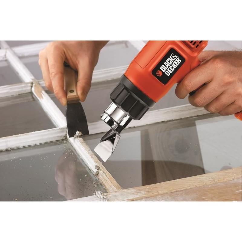 BLACK+DECKER KX1650 – 1750W Heat Gun, 2 Temp Settings, 460-600°C,