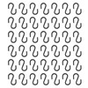 Rierdge Metal Small S Hook Black Hanging Hooks S Shaped