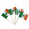 JBCD Ireland Shamrock Toothpick Flag Irish Mini Small Cupcake Topper