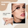 200PCS Micro Brushes Black Disposable Micro Applicator Brushes for Eyelash