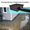 Prestantious Gutter Downspout Catch Basin, Upgraded Version 12"×12" Catch Basin