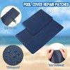 Xuniea 24 Pieces Pool Safety Cover Patch Repair 12 x