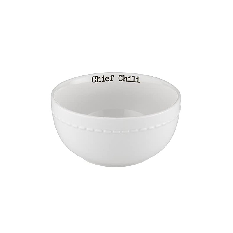 47th & Main Football Themed Ceramic Serveware, Chili Bowl, Chiefs