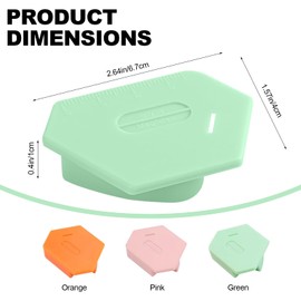 3 Pcs Magnetic Seam Guide for Sewing Machine, Multifunctional Polygonal Hemmer Guide with Scale,Universal Sewing Accessory for Magnet Making Machine