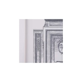 A&B Home AV43780 Faux Pencil, 24x32 inches Architectual Art, Set of 2, Silver