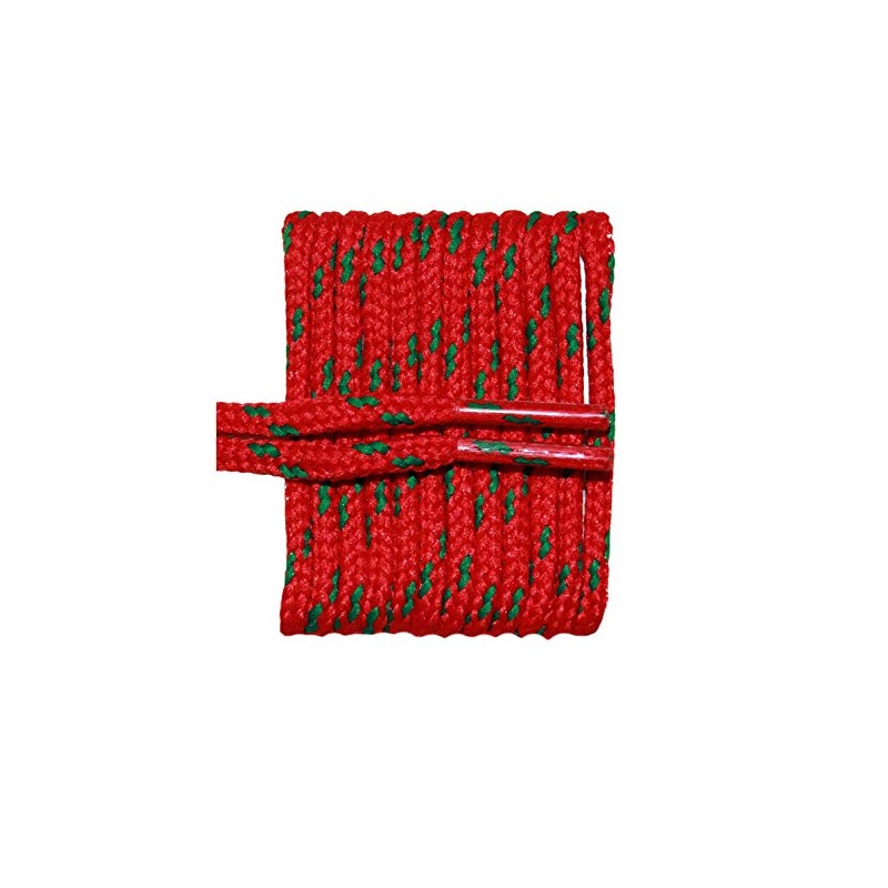 FootGalaxy Round Laces For Boots And Shoes, 72, Red with