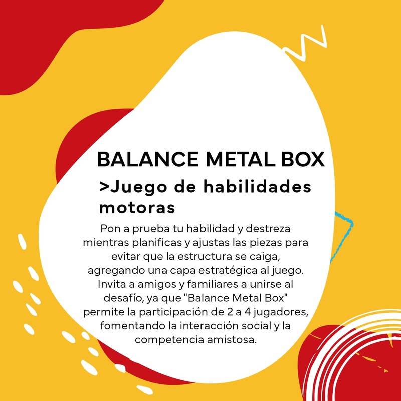 Cayro - Balance Metal Box - Balance Game - Set