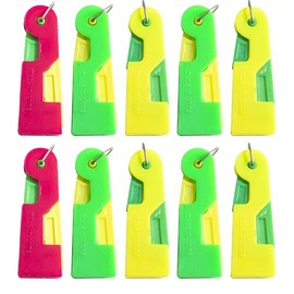 Colourful Automatic Sewing Needle Device Threader,DIY Needle Threader,Needle Threaders for Hand Sewing,Plastic Sewing Machine Needle Threader,for Hand Sewing, Yarn, Embroidery and Cross Stitch (5)