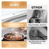 SUPAURORA Stainless Steel Kitchen Utensil Set, 6-Piece Cooking Tools with