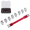 Universal Adjustable Wheel Spoke Torque, Motorcycle Spoke Wrench CNC Spanner