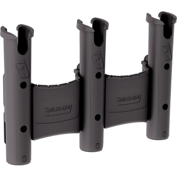 RAILBLAZA RodStow Triple Rod Holder, Vertical Fishing Rod Storage for Lures, Traces, Tackles and More