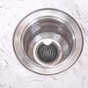 CARPEDIEM Stainless Steel Garbage Strainer for Bathtubs and Washbasins Kitchen