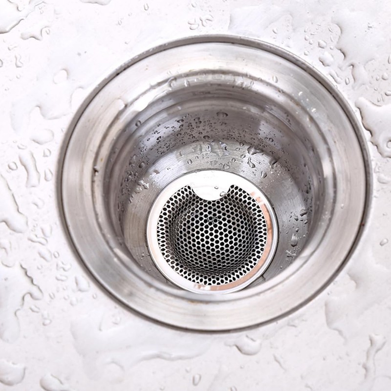 CARPEDIEM Stainless Steel Garbage Strainer for Bathtubs and Washbasins Kitchen