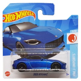 Hot Wheels - 2023 Nissan Z - HW J-Imports 3/10 - HKJ11 - Short Card - Dark Blue Metallic - Mattel 2023