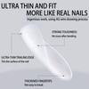 Almond Nail Tips 360PCS Short Nail Tips Nail Extensions Matte