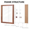 SZKYSJGS 20x30 Picture Frame, Solid Natural Walnut Wood Poster Frame