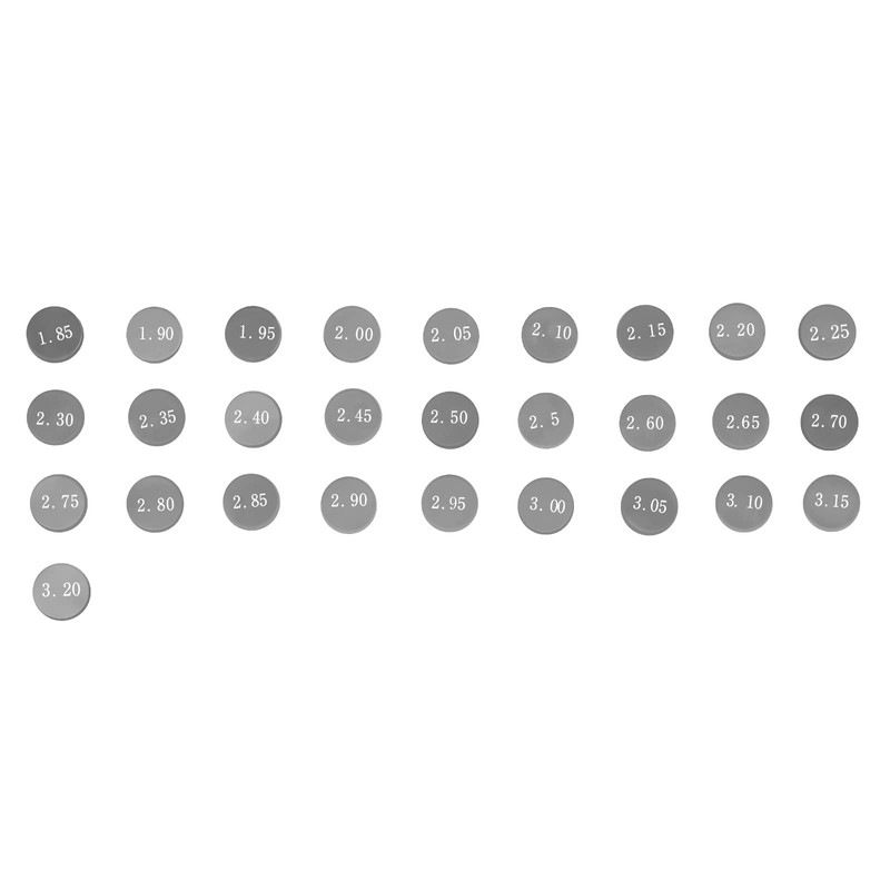 10.0mm O.D. 1.85mm-3.2mm Valve Shim Kit for Harley V-Rod 2002-2016/Street