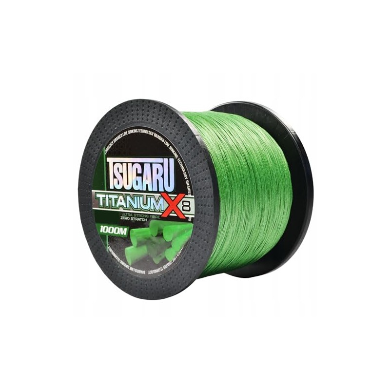 Braided Fishing Line 1000 m Titanium X8 0.10 mm -
