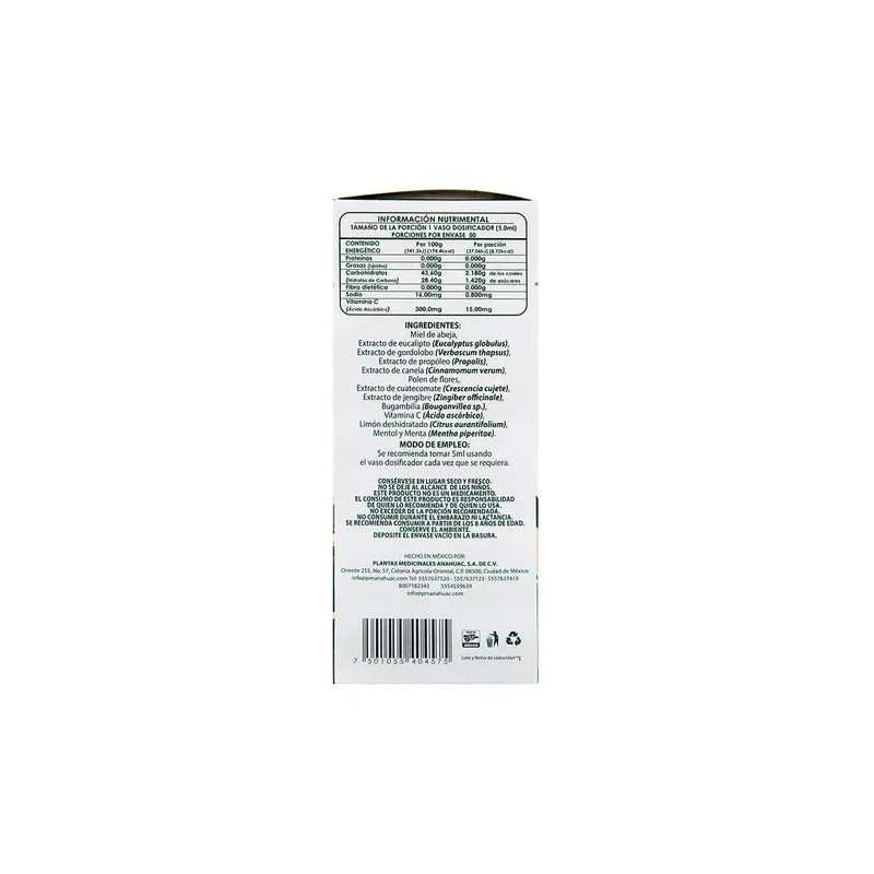 Eucamiel Clásico (250 Ml) Anahuac