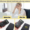 HUSABEJAIN 8 PCS Anti-Radiation Shield Gold EMF Protection Stickers 5G