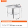VEVOR Stainless Steel Equipment Grill Stand, 24 x 28 x
