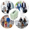 Vividwise Luggage Straps, Stretchable Luggage Connector Straps for Suitcases, Metal