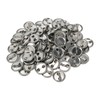 100 Sets Blank Button Badge Parts Set Round Shape Rust