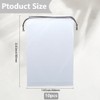 SOFPLATE 10Pcs 11.8 x 7.9 inch Clear Drawstring Bags Transparent