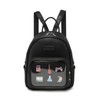 RAINBOW SMILE Kawaii Ita Bag - Clear Window Pin Display